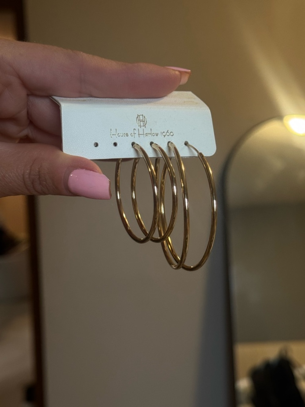 Gold Hoop Earring Set